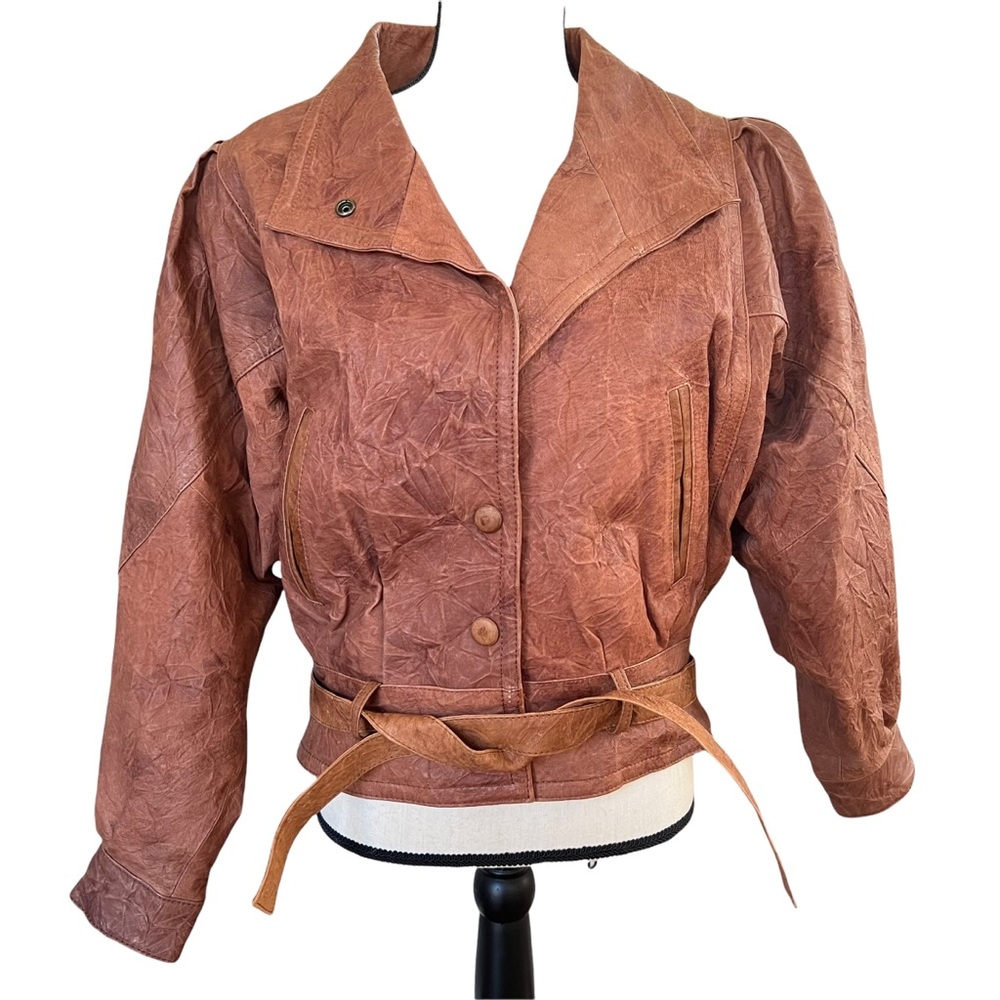 Women's Brown Leather Jacket